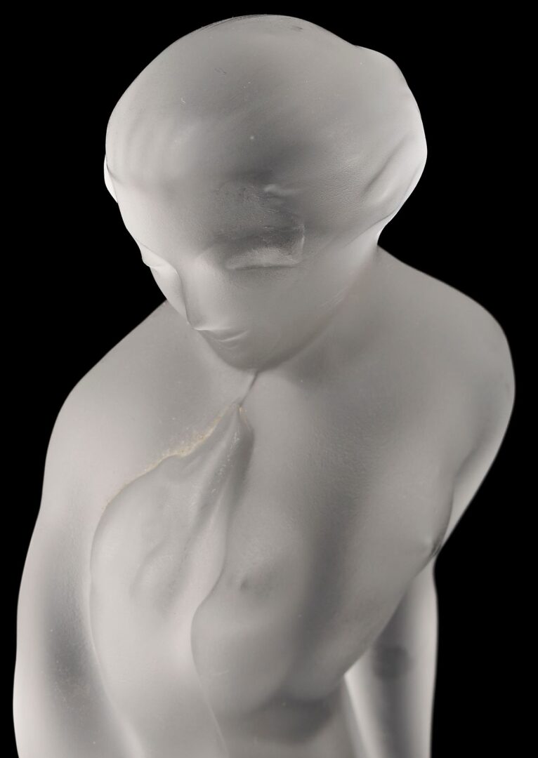 Lot 333: 5  Lalique Crystal Nude Sculptures incl. Seasons