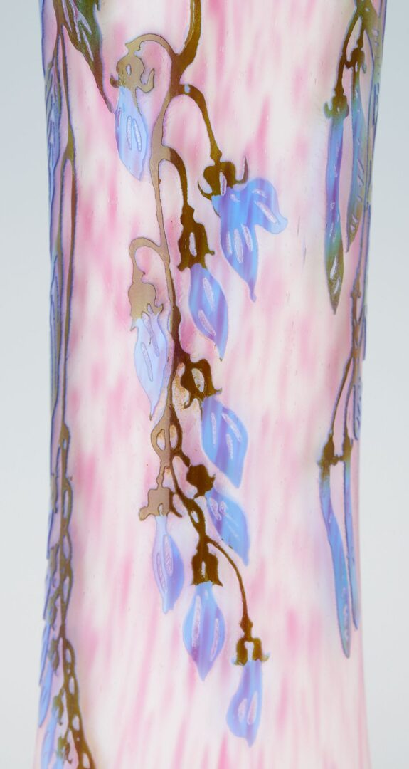 Lot 339: Cameo Art Glass Vase, Signed Marin