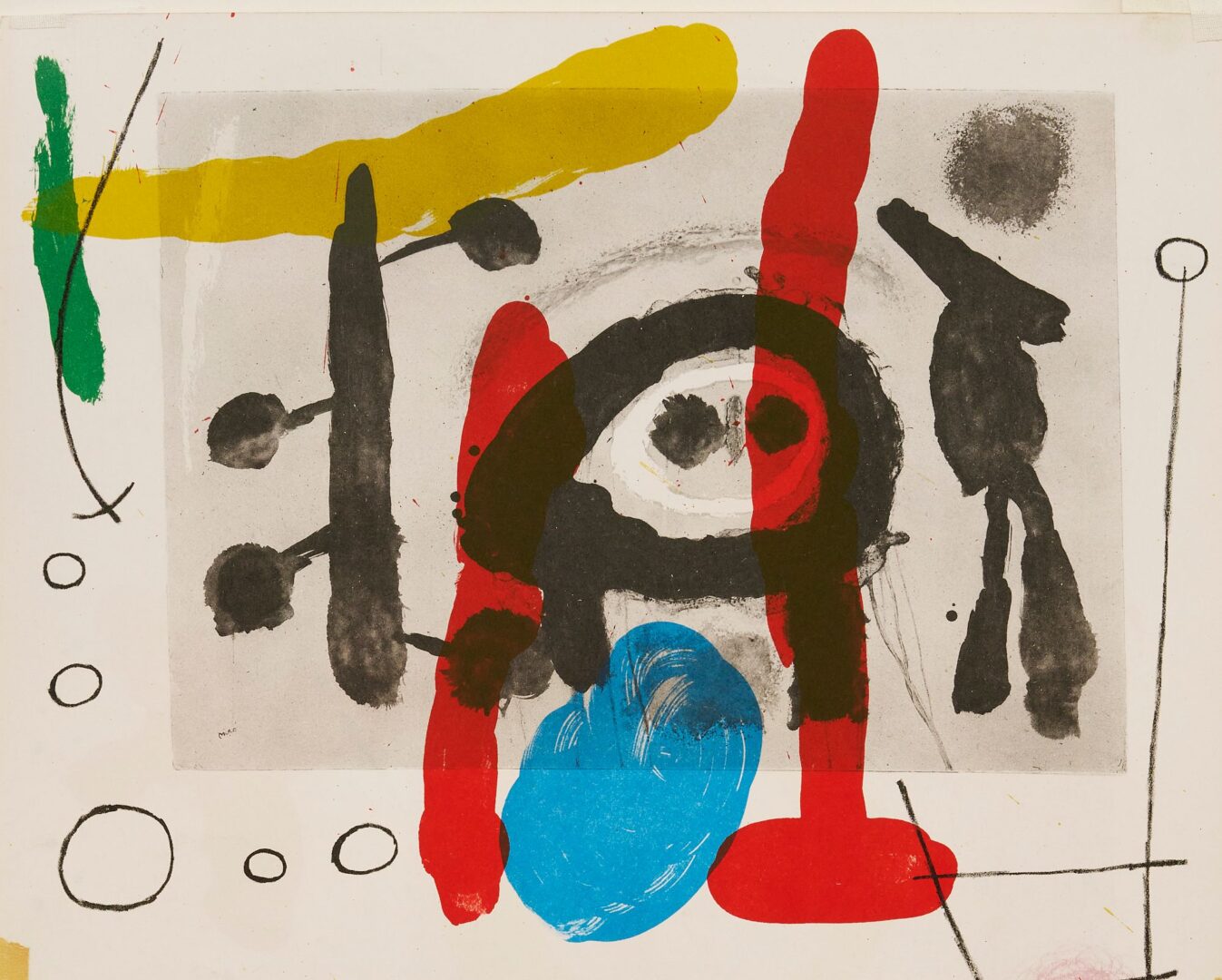 Lot 359: 2 Miro Lithographs, Derriere le Miroir 151-152, 1965, & Les Revolutions, 1975