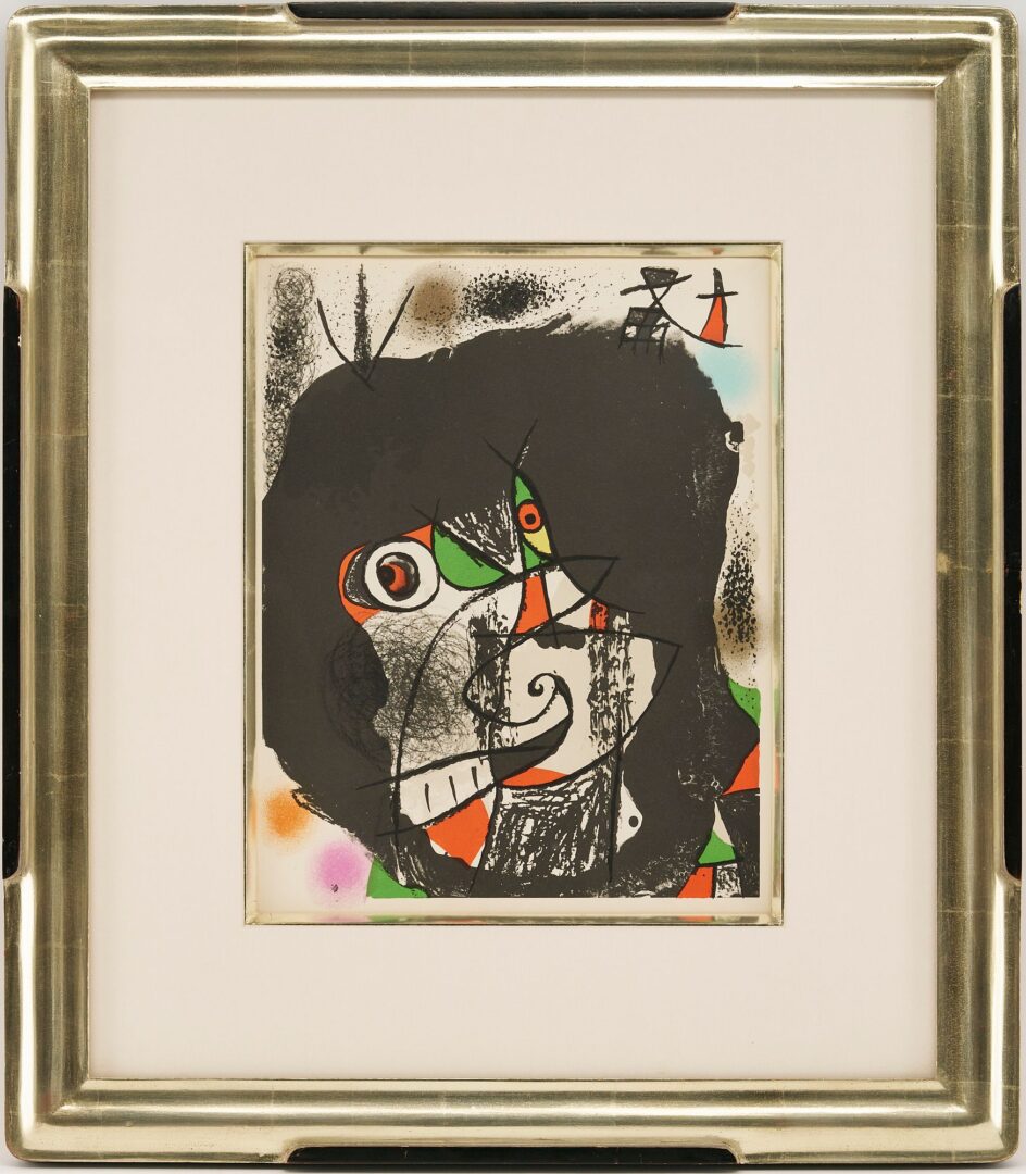 Lot 359: 2 Miro Lithographs, Derriere le Miroir 151-152, 1965, & Les Revolutions, 1975