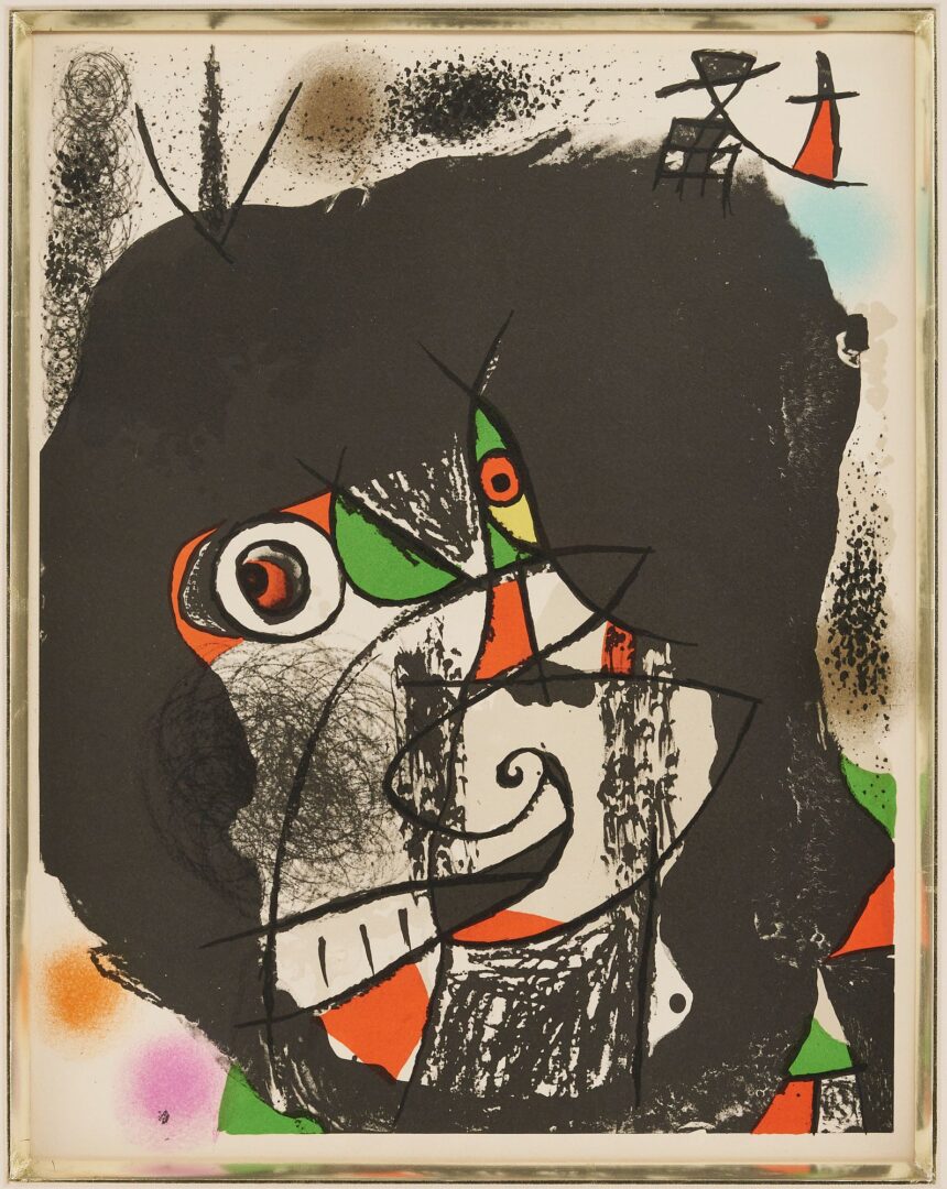 Lot 359: 2 Miro Lithographs, Derriere le Miroir 151-152, 1965, & Les Revolutions, 1975