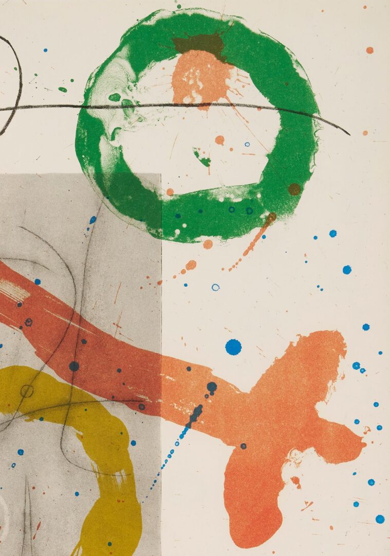 Lot 359: 2 Miro Lithographs, Derriere le Miroir 151-152, 1965, & Les Revolutions, 1975