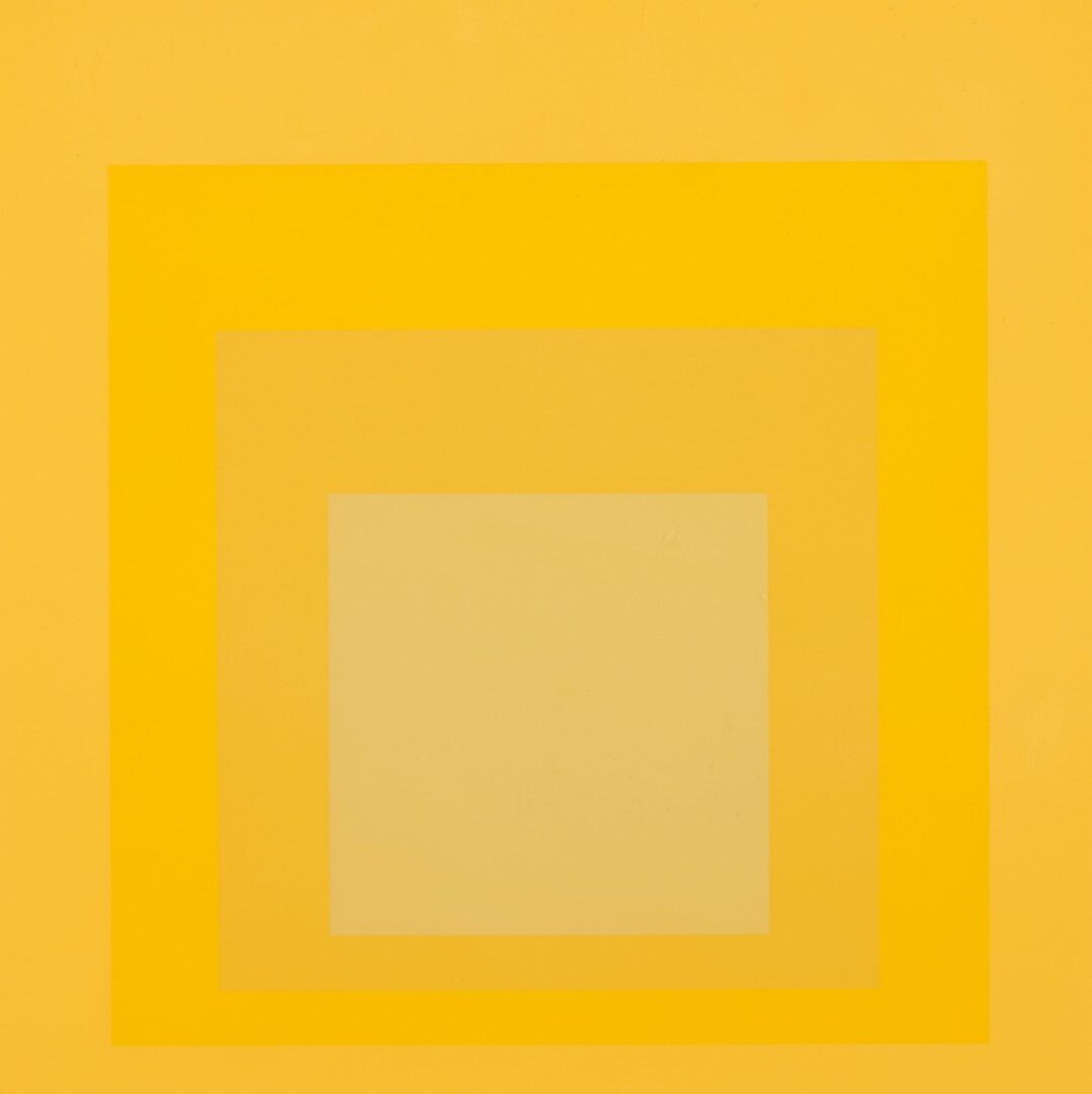 Lot 360: Josef Albers Signed Serigraph, Homage to the Square, I-S h, 1971