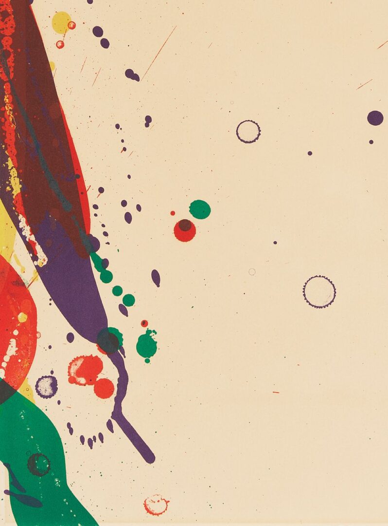 Lot 361: Sam Francis Abstract Lithograph, 1968