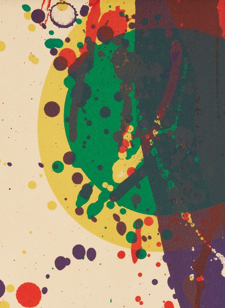 Lot 361: Sam Francis Abstract Lithograph, 1968