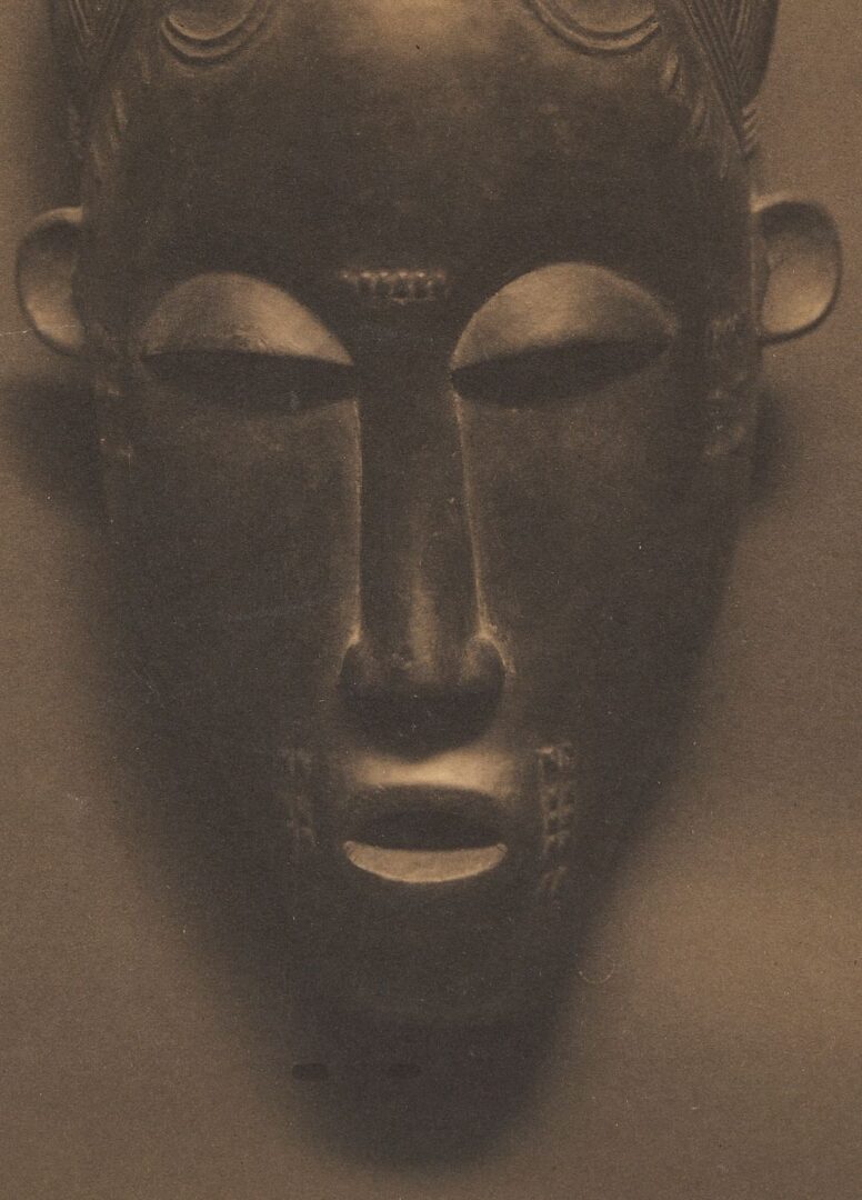 Lot 369: Alfred Stieglitz Photograph, Guro Mask, c. 1914
