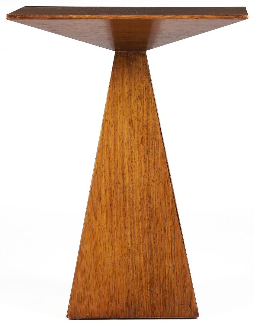 Lot 386: Prism Side Table with Square Base attrib Harvey Probber