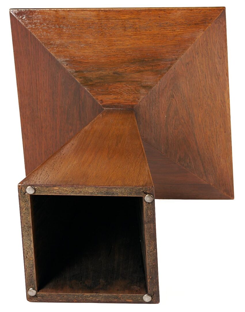 Lot 386: Prism Side Table with Square Base attrib Harvey Probber