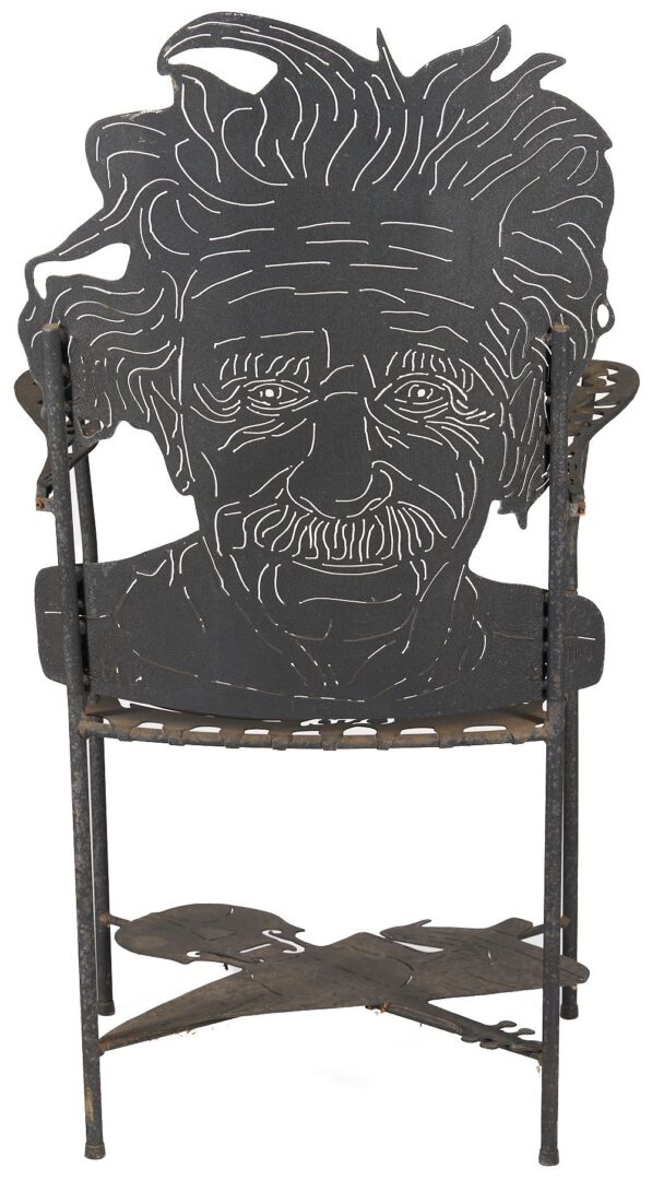 Lot 387: Ries Niemi Albert Einstein Portrait Chair