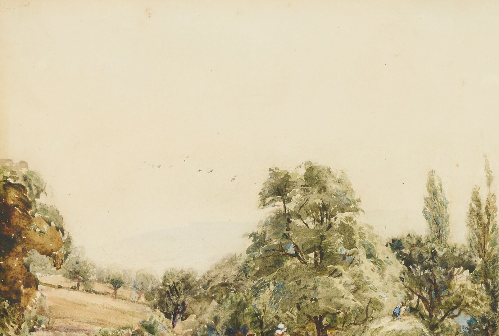 Lot 400: Herbert Royle Watercolor Landscape