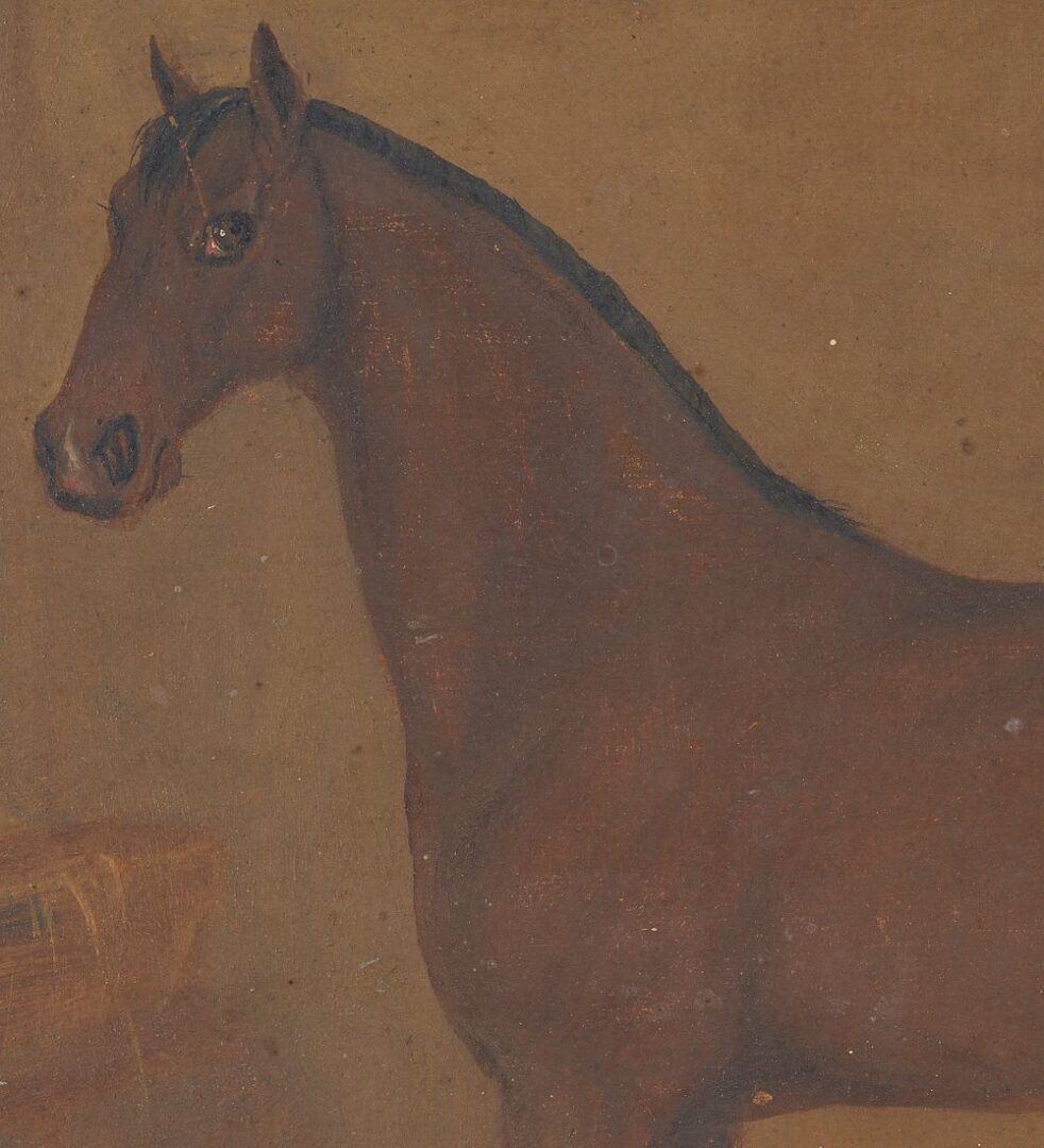 Lot 406: R. Fillans Oil Portrait of a Horse