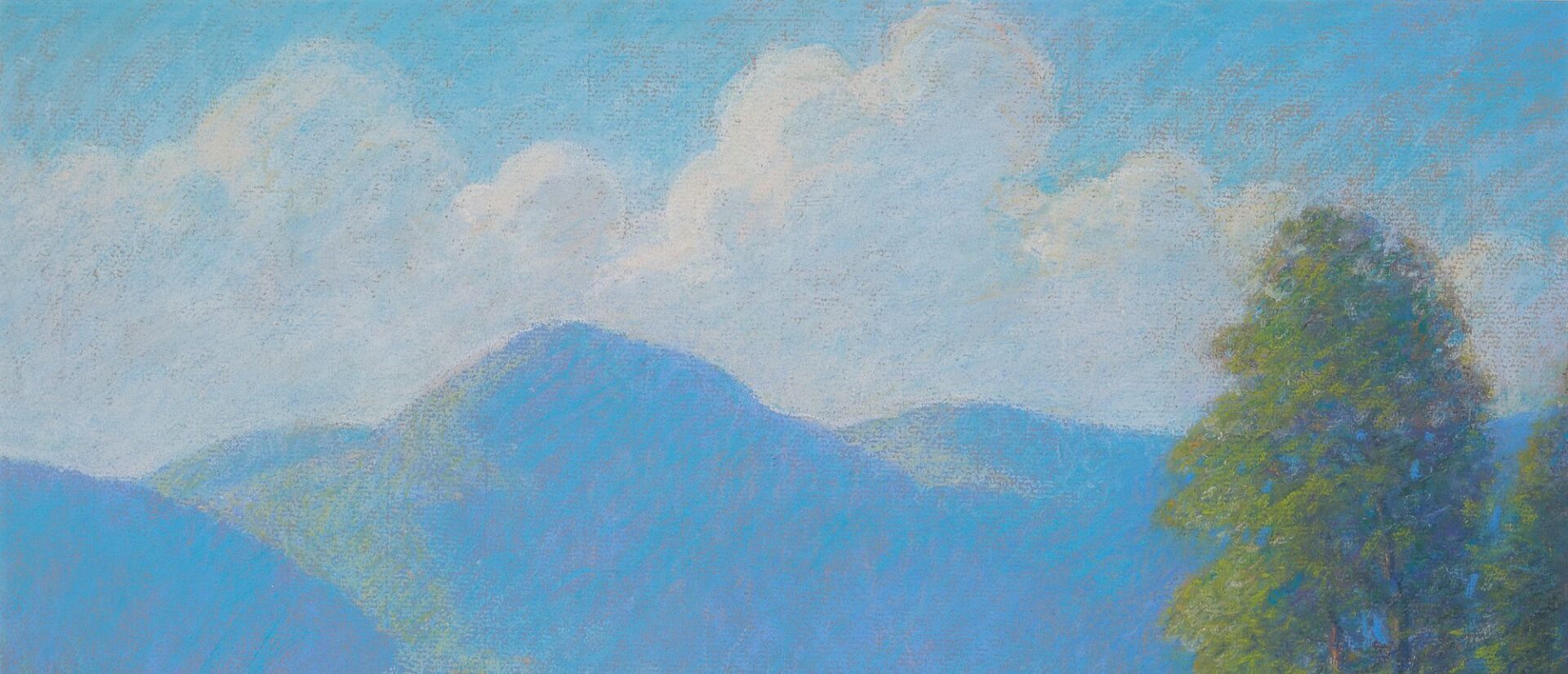 Lot 431: Fred Reich Pastel North Carolina Mountain Landscape