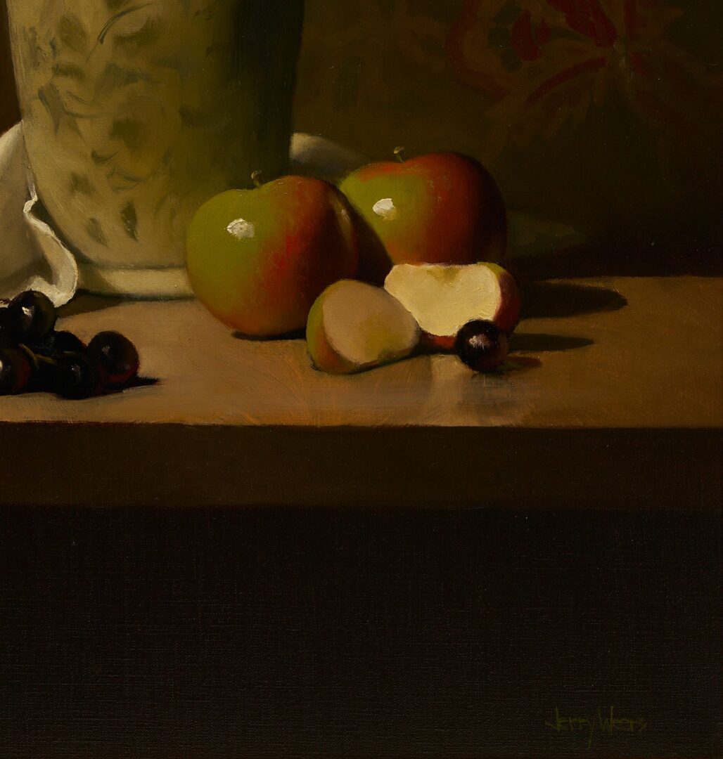 Lot 433: Jerry Weers O/C Still Life, Fruits & Flowers