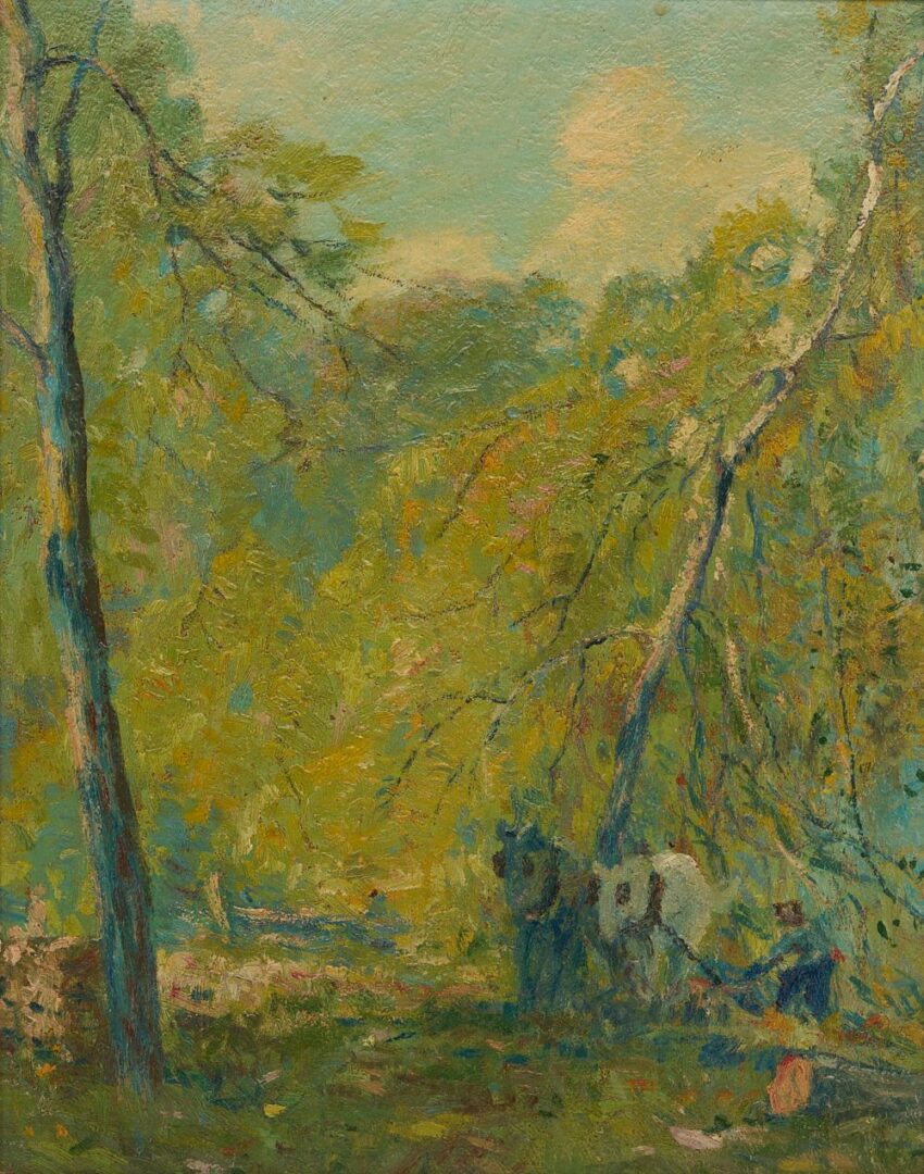 Lot 438: Carl Graf O/B Landscape Painting