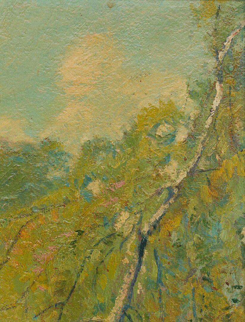 Lot 438: Carl Graf O/B Landscape Painting