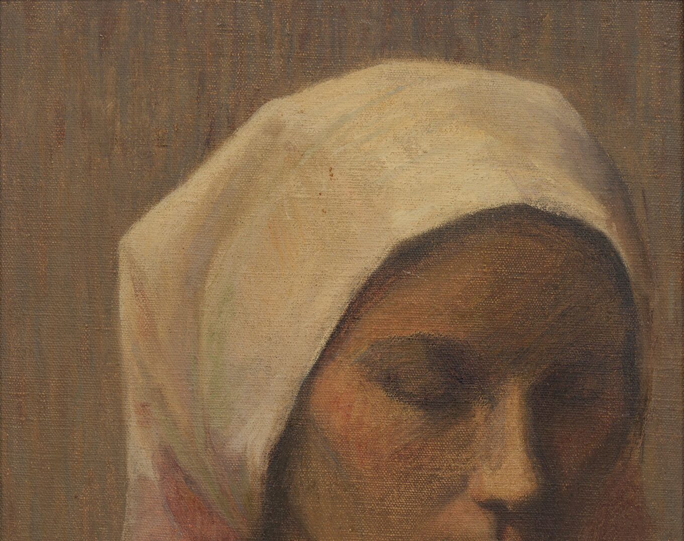 Lot 439: E. Boyd Smith Oil Portrait of a Woman