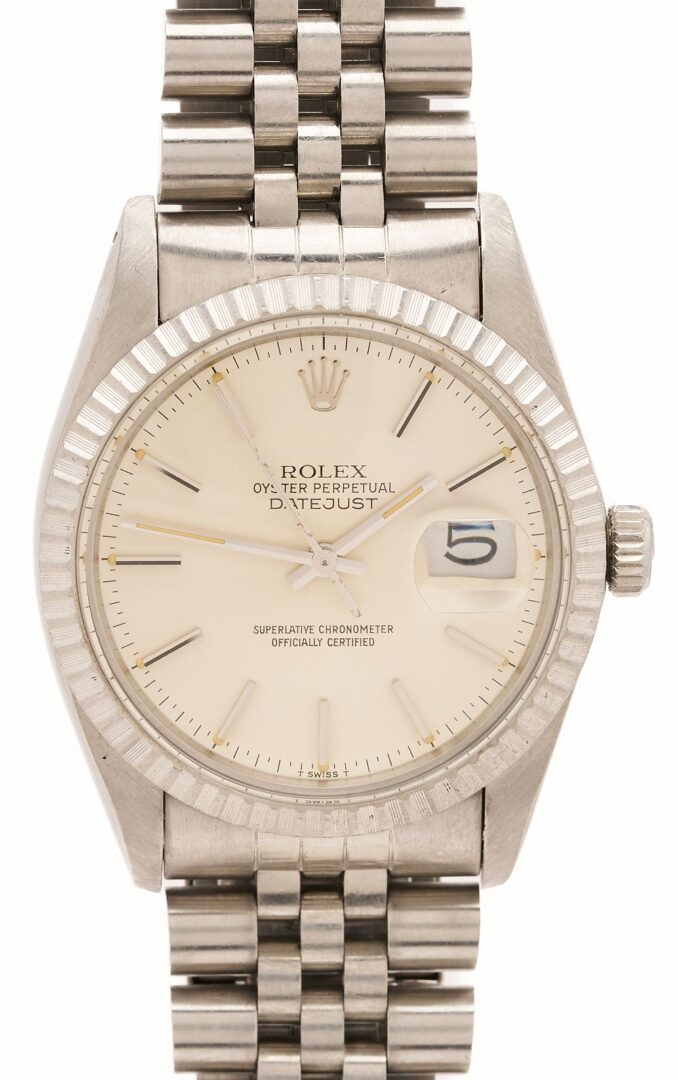 Lot 43: Men's Rolex Oyster Perpetual Datejust Wristwatch