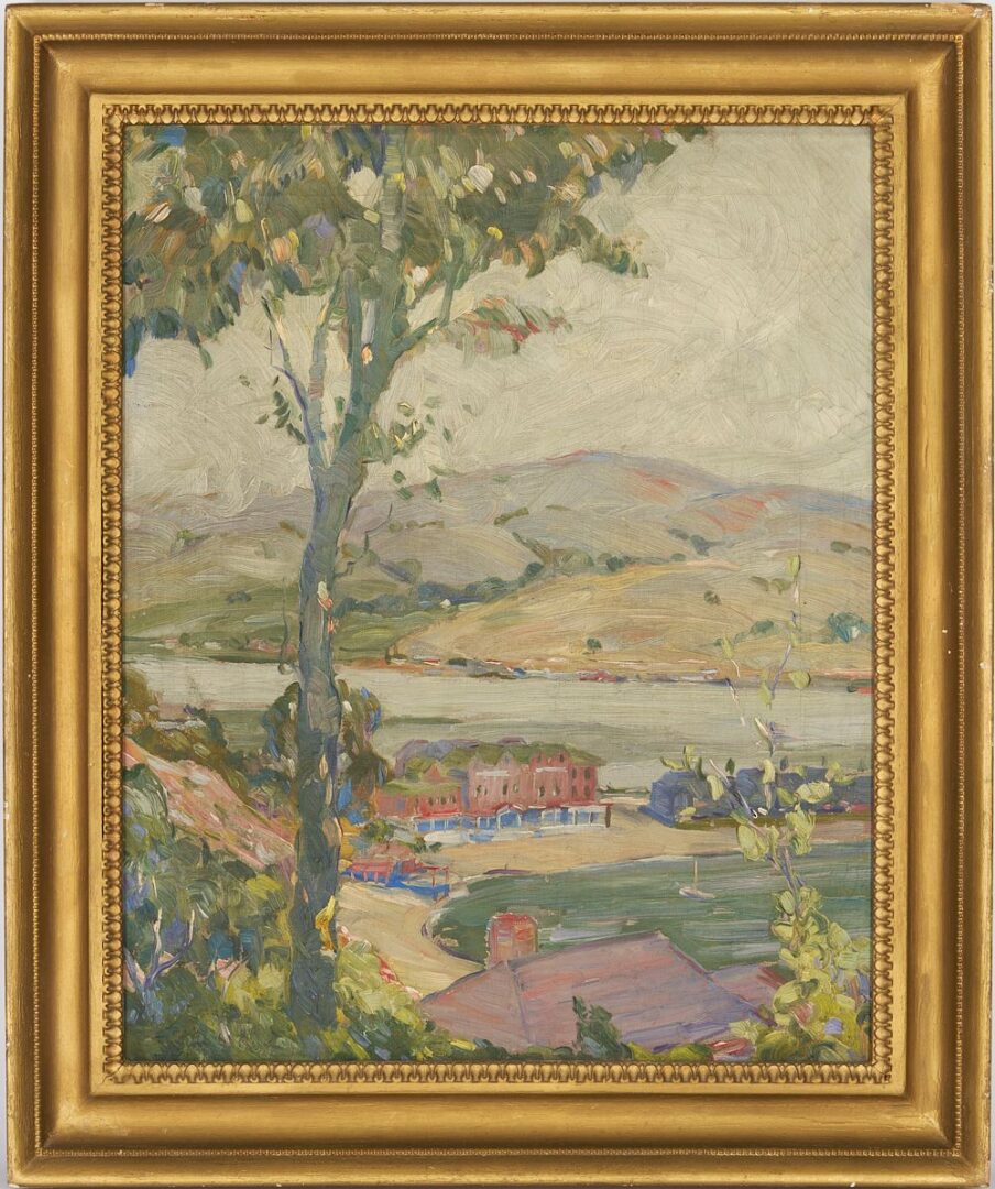 Lot 461: Frank Van Sloun O/C California Landscape, c. 1930