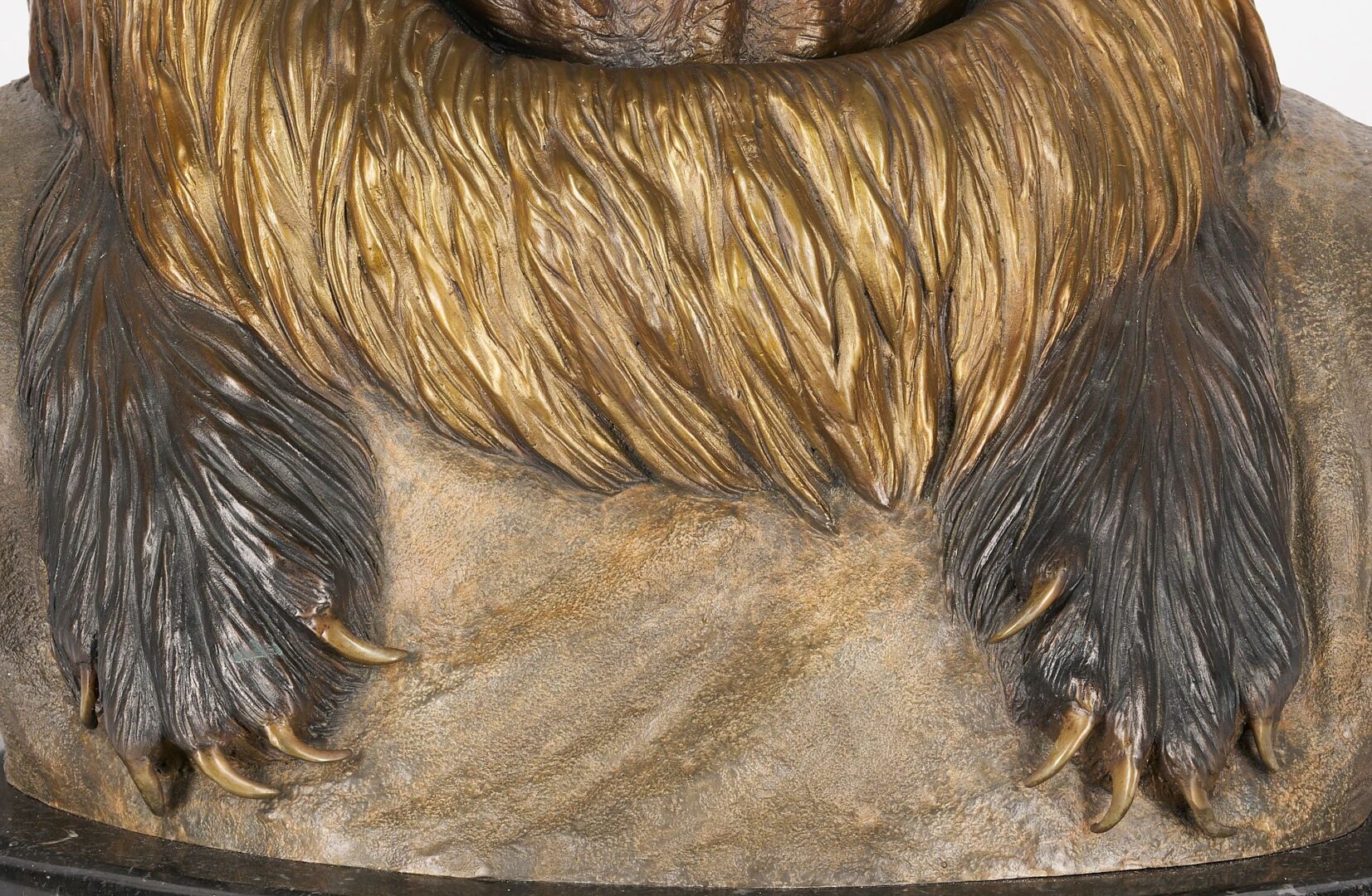 Lot 478: Robert Holshouser Bronze Sculpture of Eskimo Elder "Ataata Anutin"