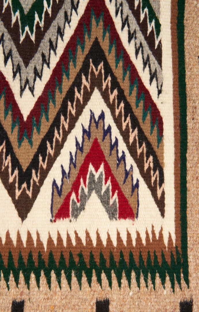 Lot 480: 2 Native American Navajo Rugs inc. Suzie Yazzie