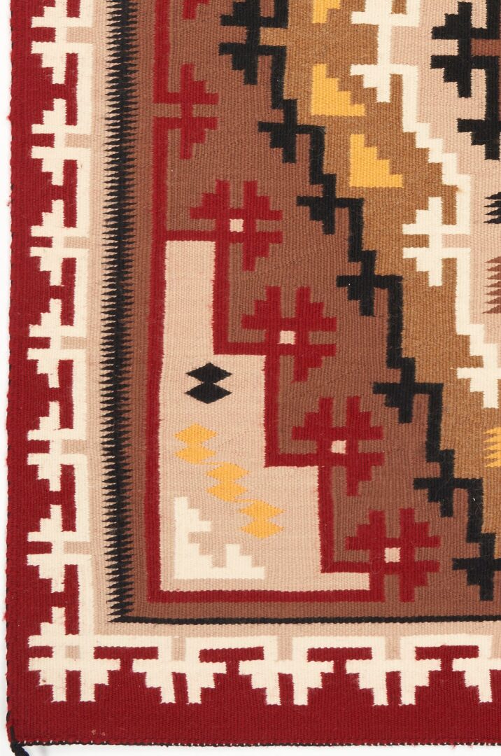 Lot 481: Native American Navajo Ganado Rug