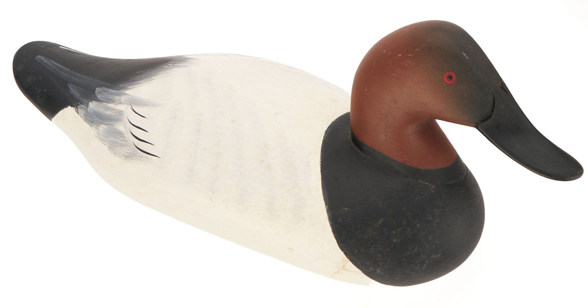 Lot 499: Pair of Charlie Joiner Signed Canvasback Duck Decoys