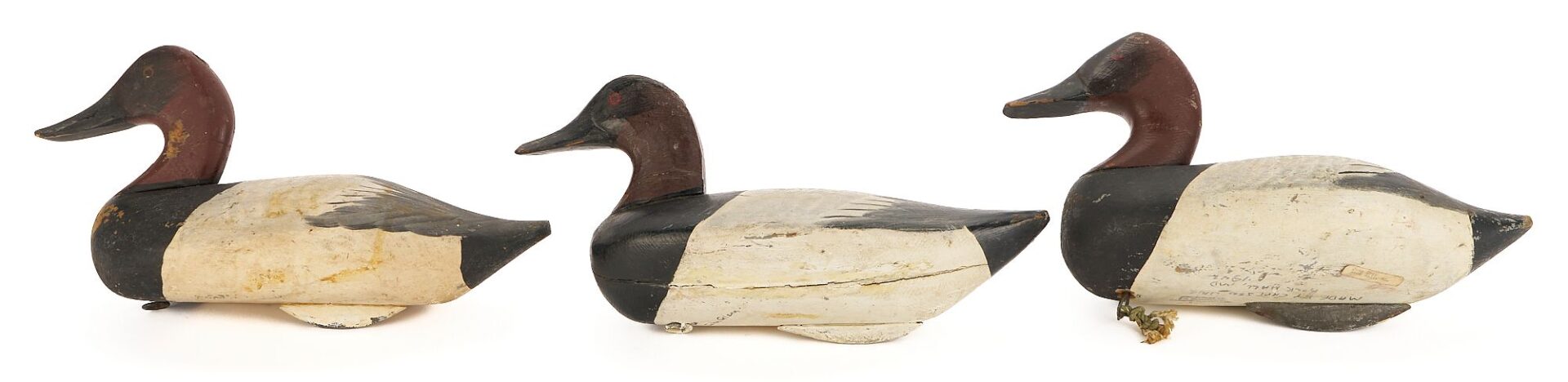 Lot 501: 5 Maryland Duck Decoys, incl.  Edward Parsons & Jessie Urie