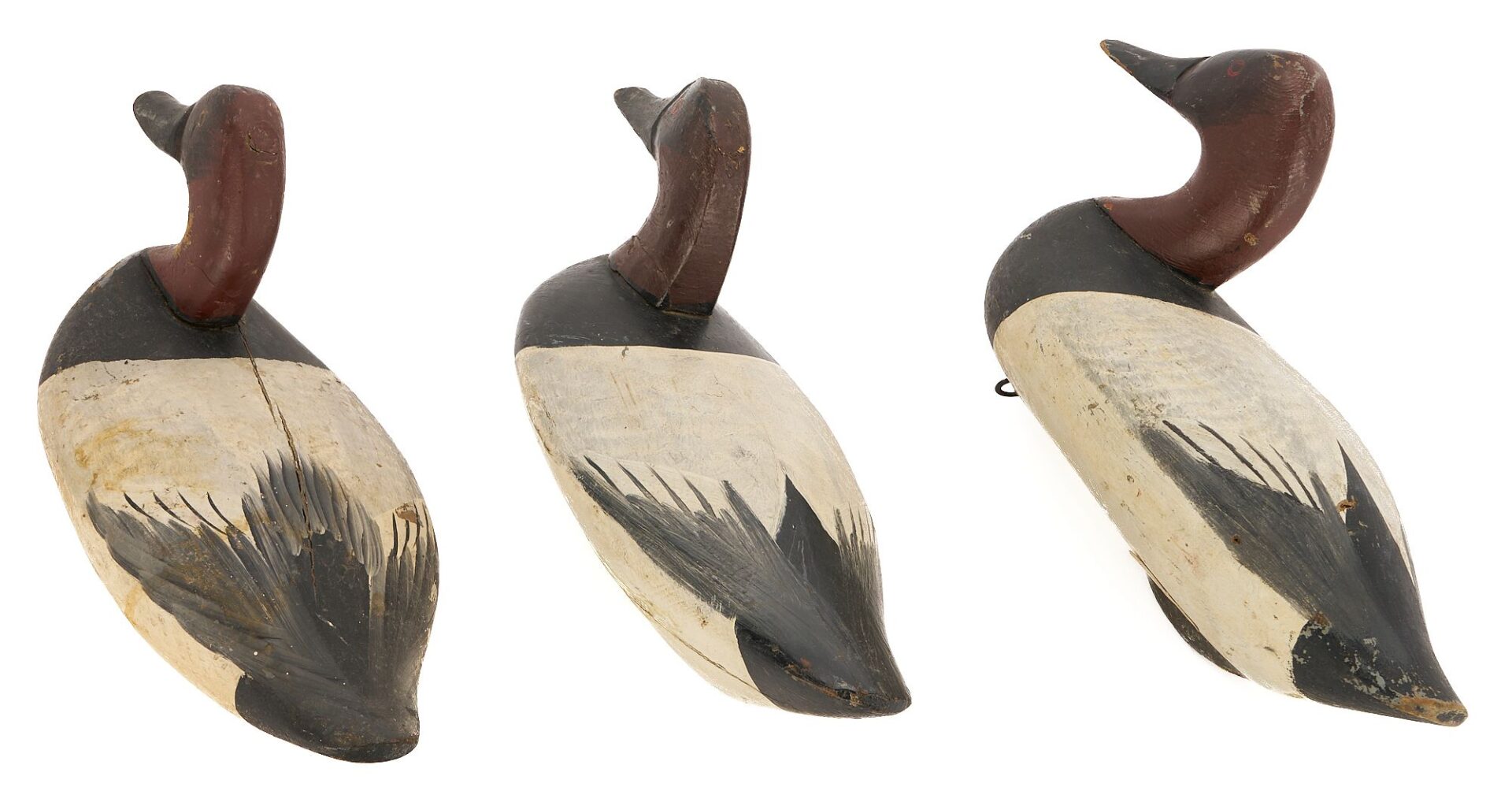 Lot 501: 5 Maryland Duck Decoys, incl.  Edward Parsons & Jessie Urie