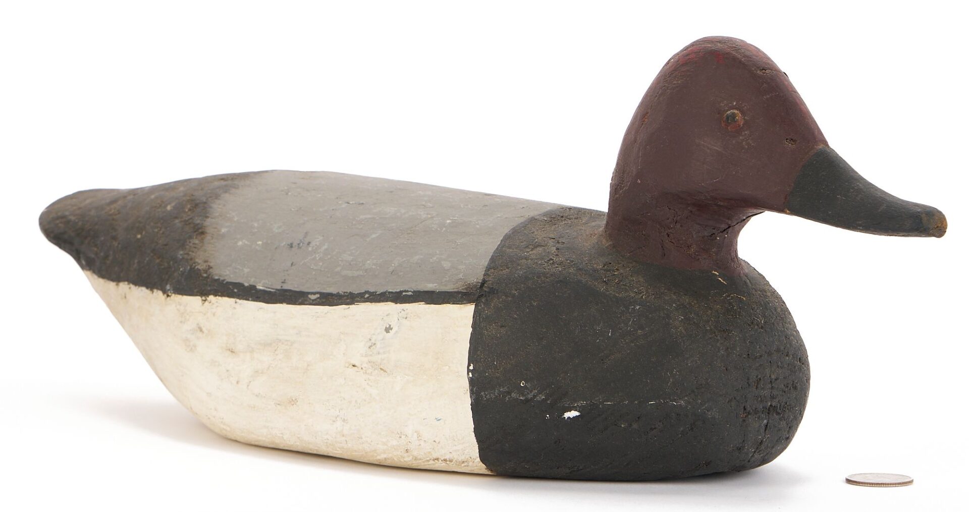 Lot 502: 2 Miles Hancock, Virginia Duck Decoys