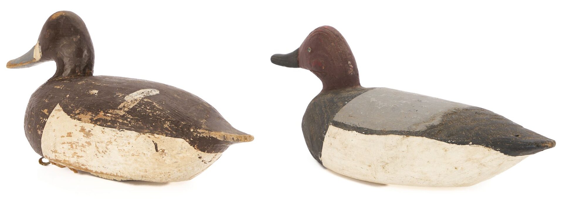 Lot 502: 2 Miles Hancock, Virginia Duck Decoys