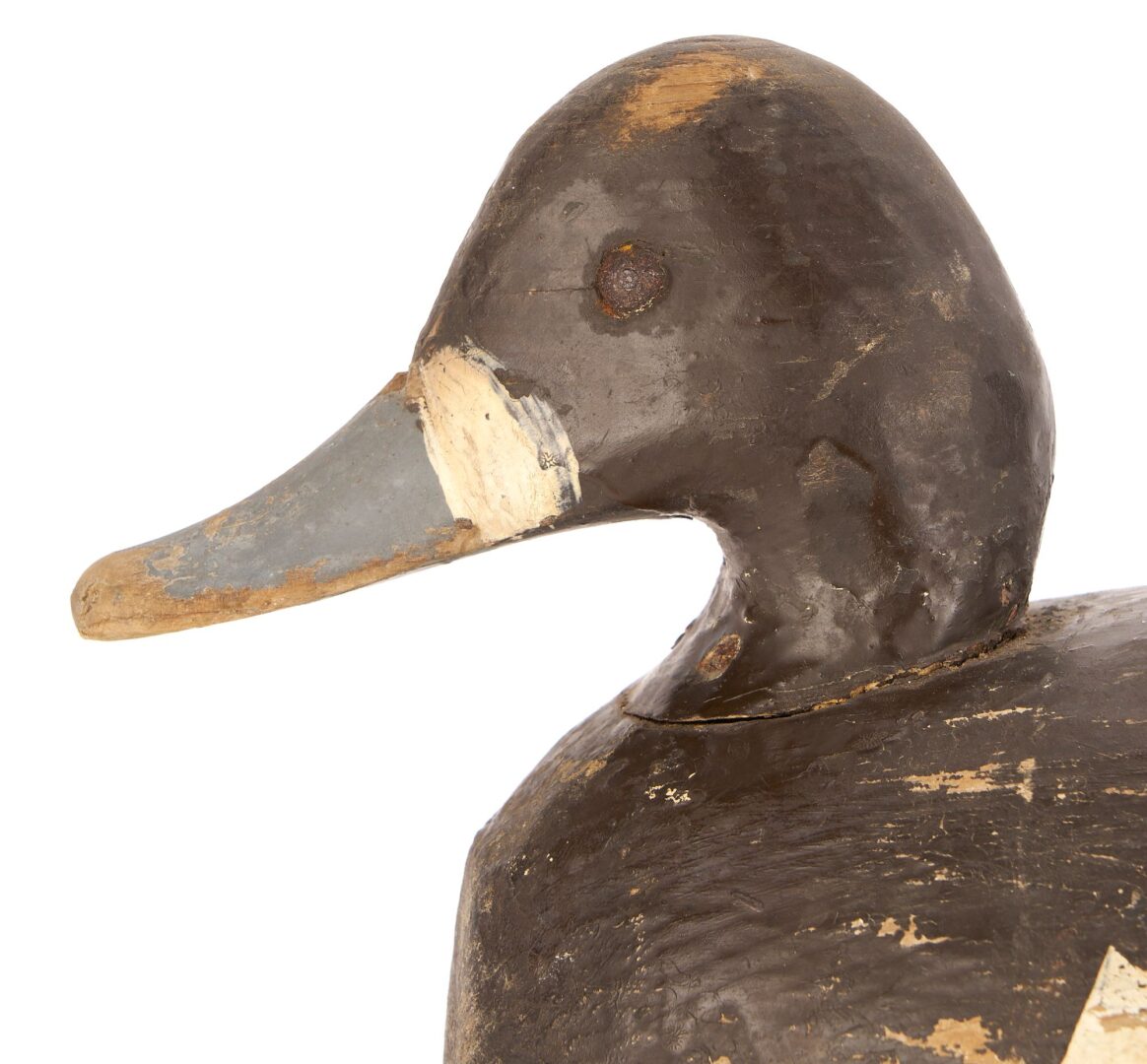 Lot 502: 2 Miles Hancock, Virginia Duck Decoys