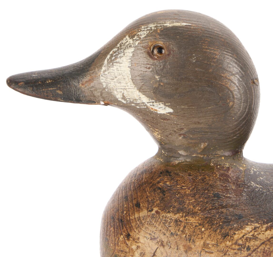 Lot 505: 2 Miniature Duck Decoys, incl. Fox Island