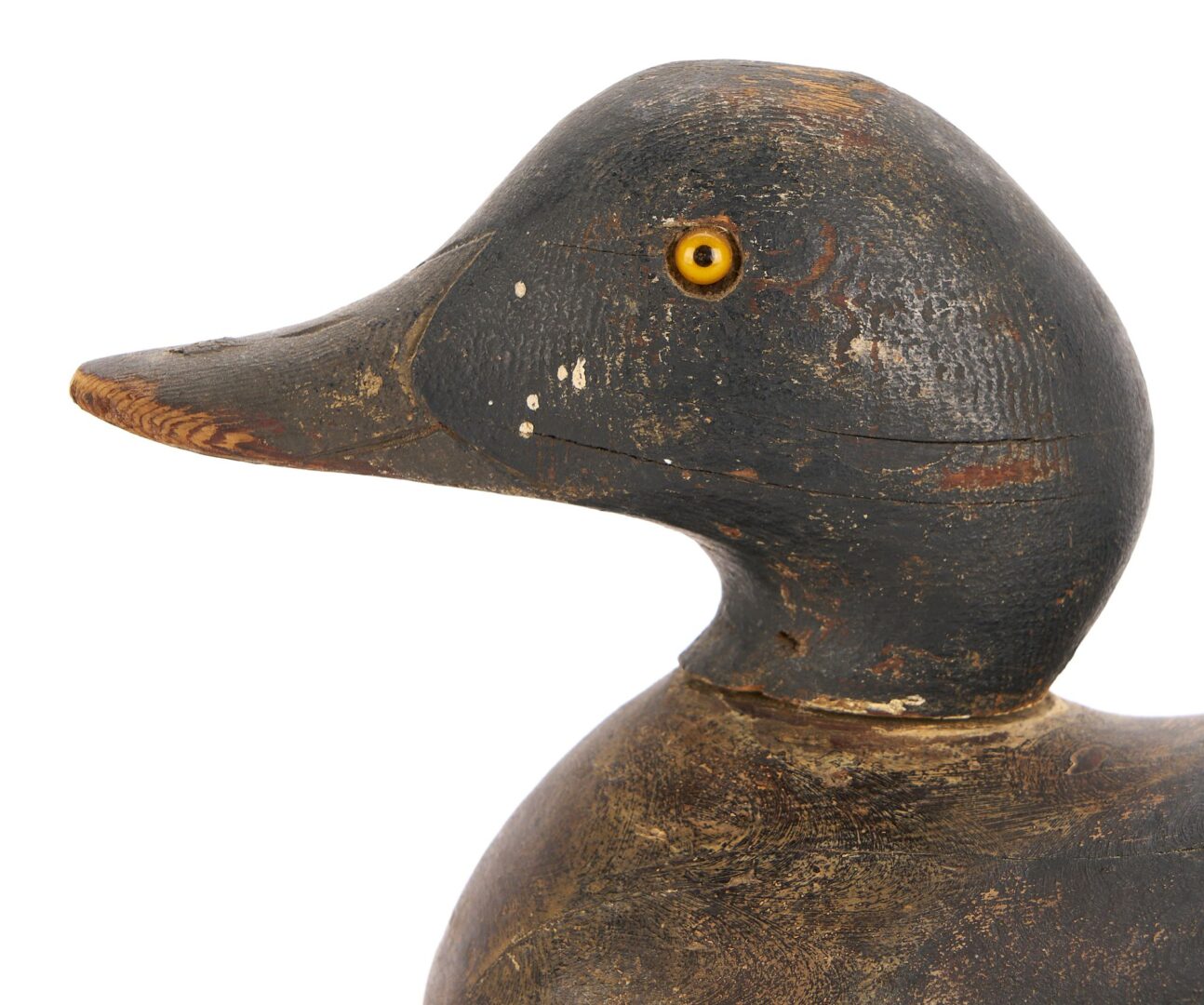 Lot 505: 2 Miniature Duck Decoys, incl. Fox Island