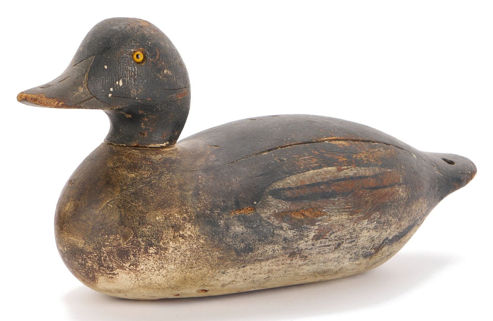 Lot 505: 2 Miniature Duck Decoys, incl. Fox Island