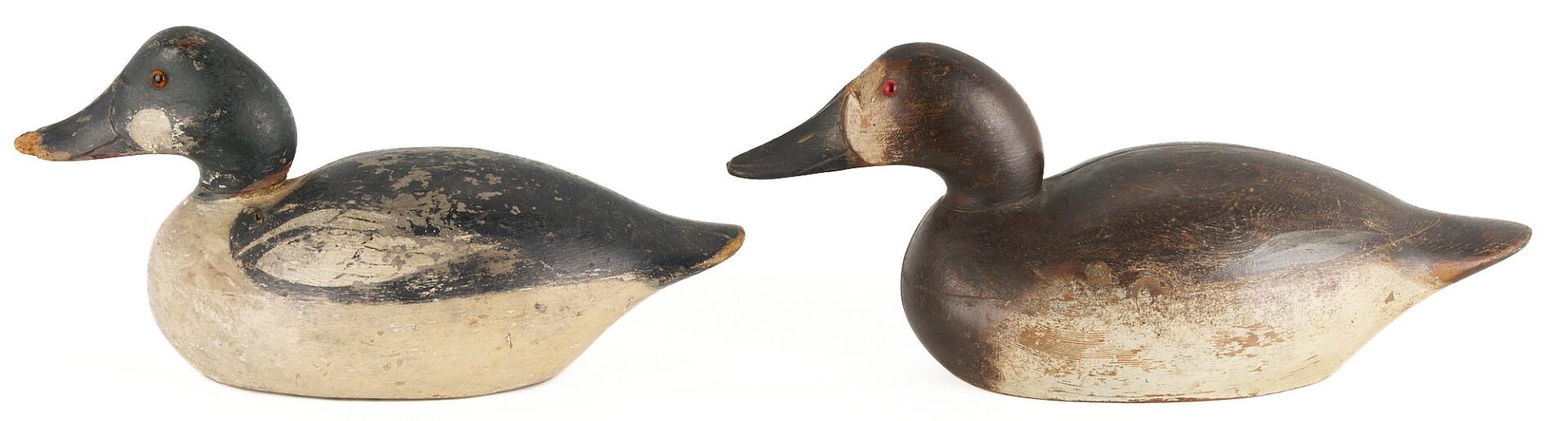 Lot 508: 2 Mason Duck Decoys, Premier Grade