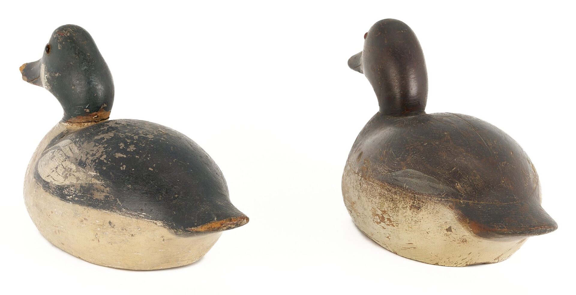 Lot 508: 2 Mason Duck Decoys, Premier Grade