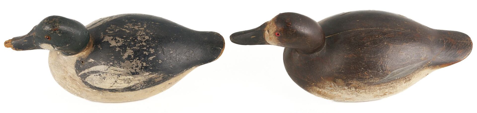 Lot 508: 2 Mason Duck Decoys, Premier Grade