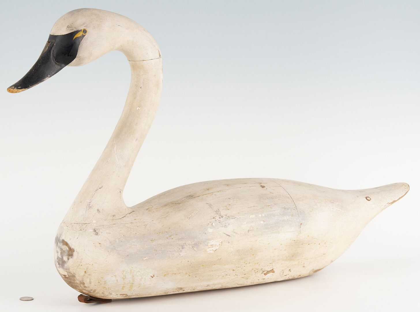 Lot 509: Large Swan Decoy, Unsigned