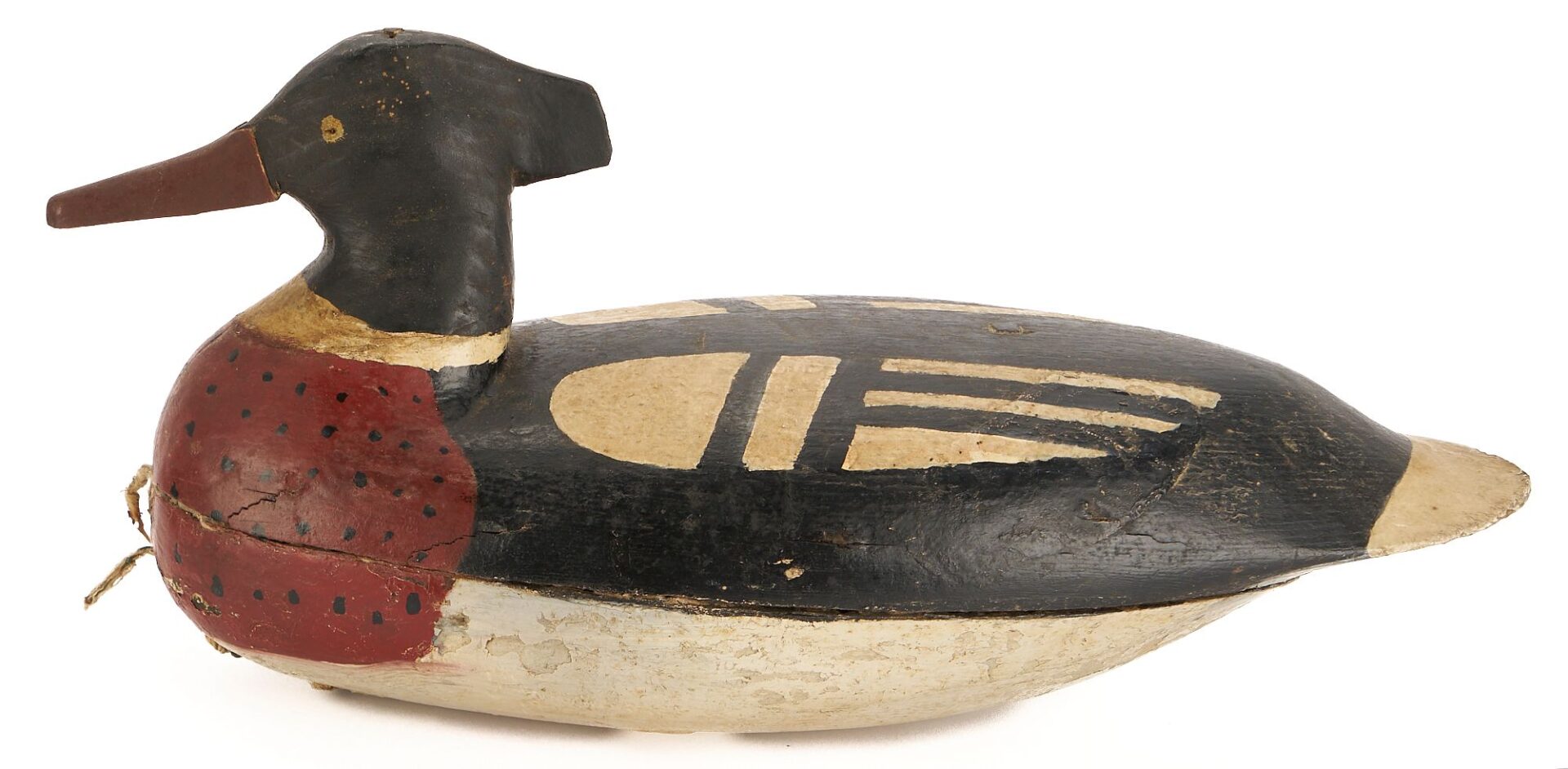 Lot 510: 2 Red-Breasted Merganser Duck Decoys, incl. Miles Hancock