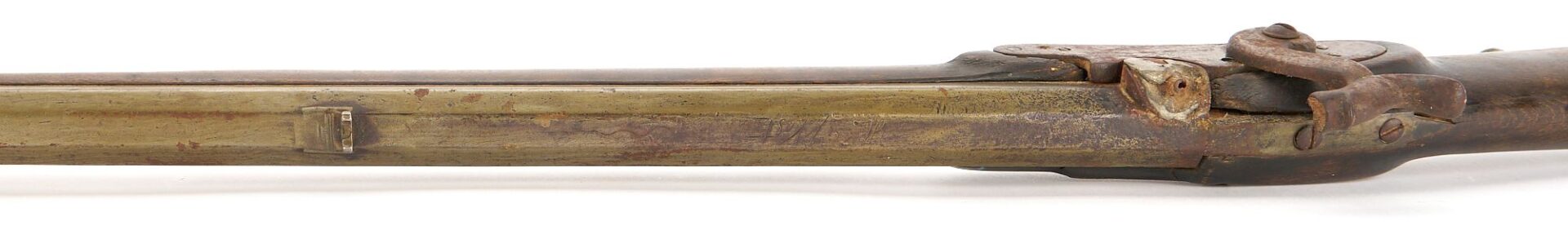 Lot 529: Kentucky Full Stock Percussion Long Rifle, H West
