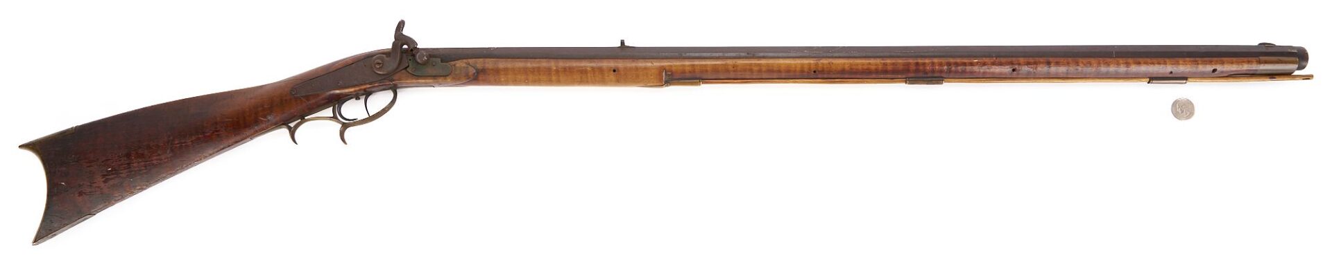Lot 532: Ohio Percussion Long Rifle, P. Kane