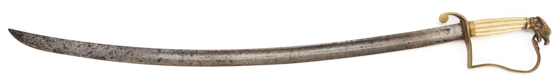 Lot 535: 2 Eagle Head Swords, incl. 1 with Metal Scabbard