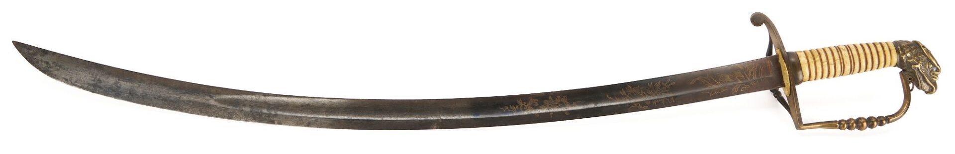 Lot 537: 2 American Eagle Head Swords, incl. Scabbard