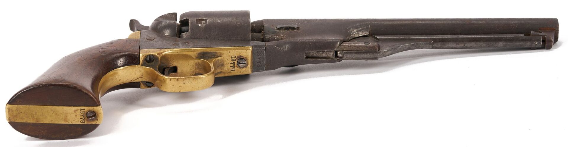 Lot 549: Colt Model 1861 Navy Revolver; 1864 Civil War Era