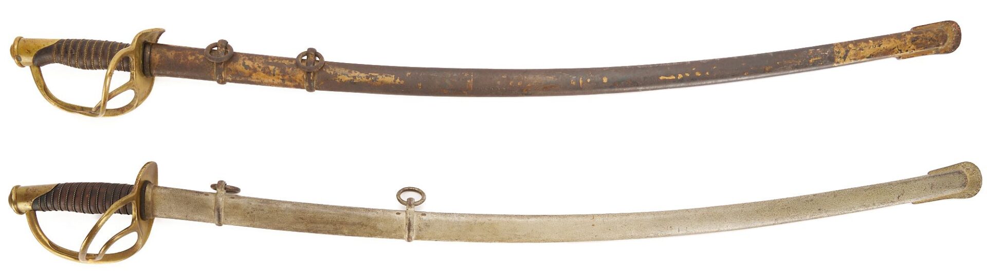 Lot 552: 2 Model 1860 Cavalry Swords