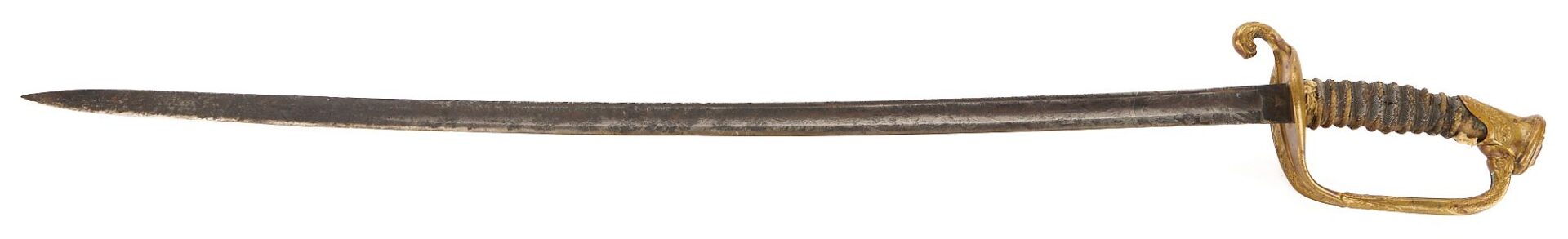 Lot 555: 2 M1850 Swords & 1 Naval Officer's Sword, Horstmann Philadelphia & NY