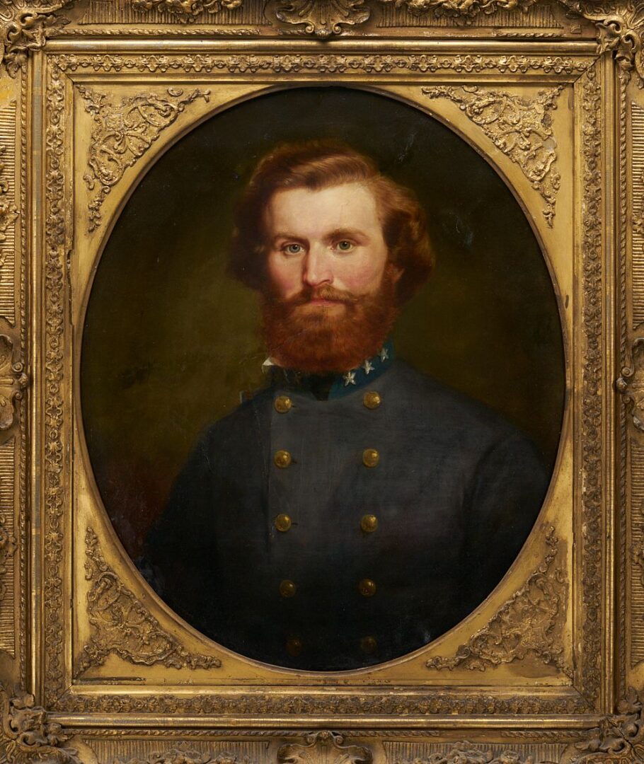 Lot 560: Portrait of Civil War Col. Randal McGavock by Geo. Dury