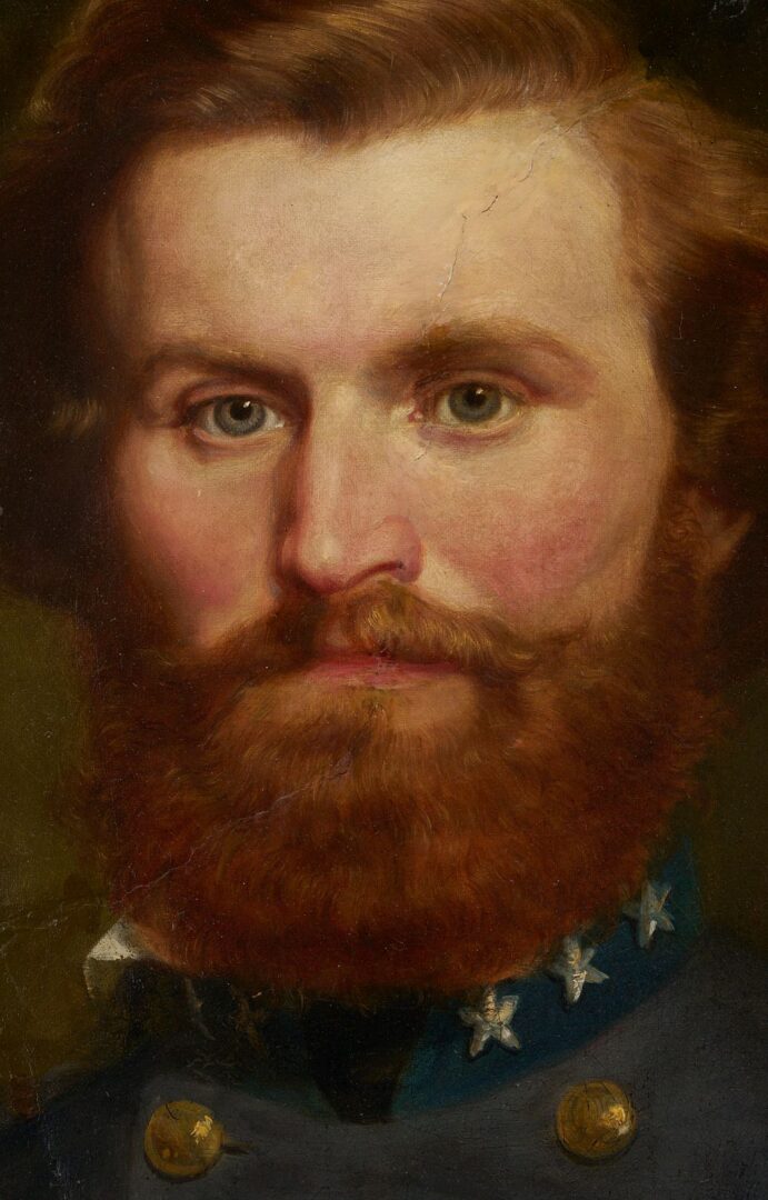 Lot 560: Portrait of Civil War Col. Randal McGavock by Geo. Dury