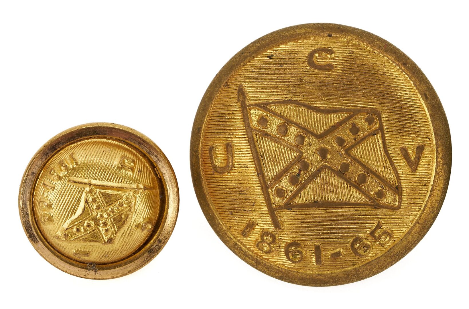 Lot 568: Stonewall Jackson Medallion plus KY CSA Buttons & Veterans items