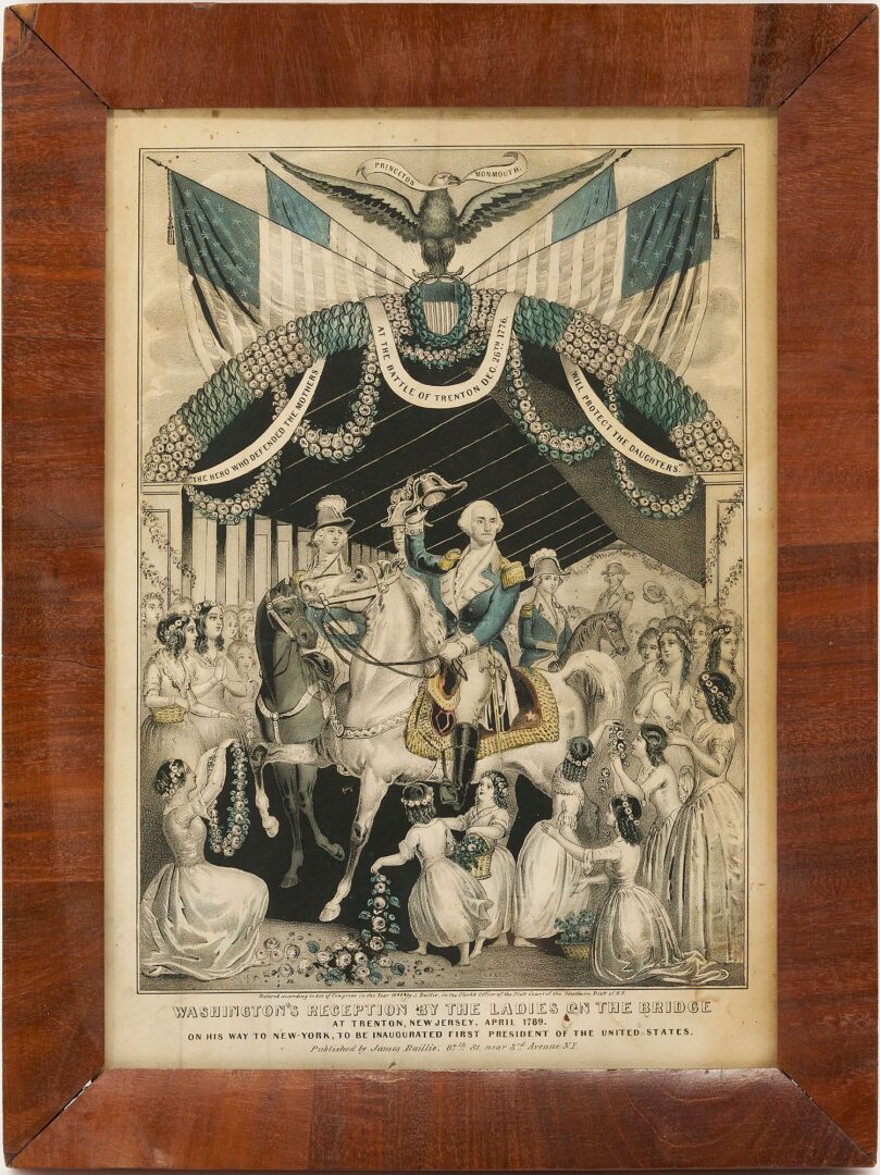 Lot 580: 5 Early American Historical Prints, incl. Currier & Ives